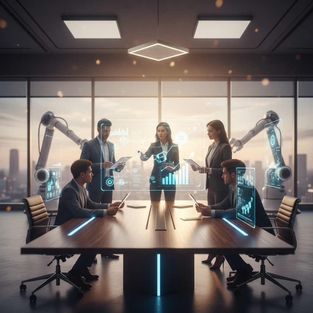 Illustration related to Intelligent Automation: Boosting Business Growth | ntimes, showing the main concept discussed in the blog