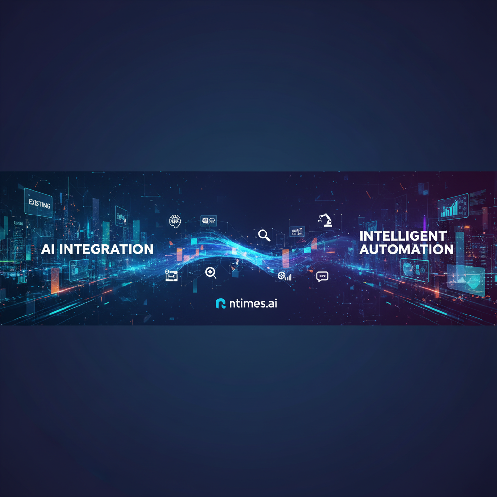 Illustration related to AI Integration: Unlocking Intelligent Automation for Businesses | ntimes, showing the main concept discussed in the blog
