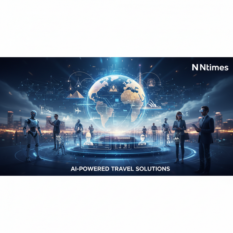 Illustration related to AI-Powered Solutions: Transforming Business Growth in Travel, showing the main concept discussed in the blog